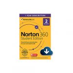 Norton 360 Student Edition 2021 – Antivirus software for 2 Devices – Includes VPN, PC Cloud Backup