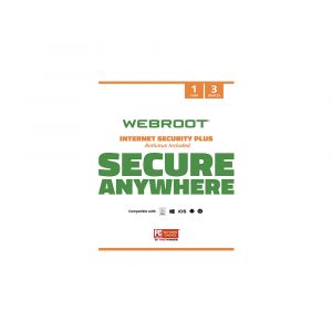 Webroot Internet Security Plus 2022 | 3-Device | 1-Year Subscription | Download